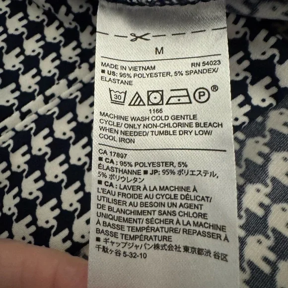 Banana Republic Elephant Print Wrap Dress - Size Medium - Picture 8 of 9